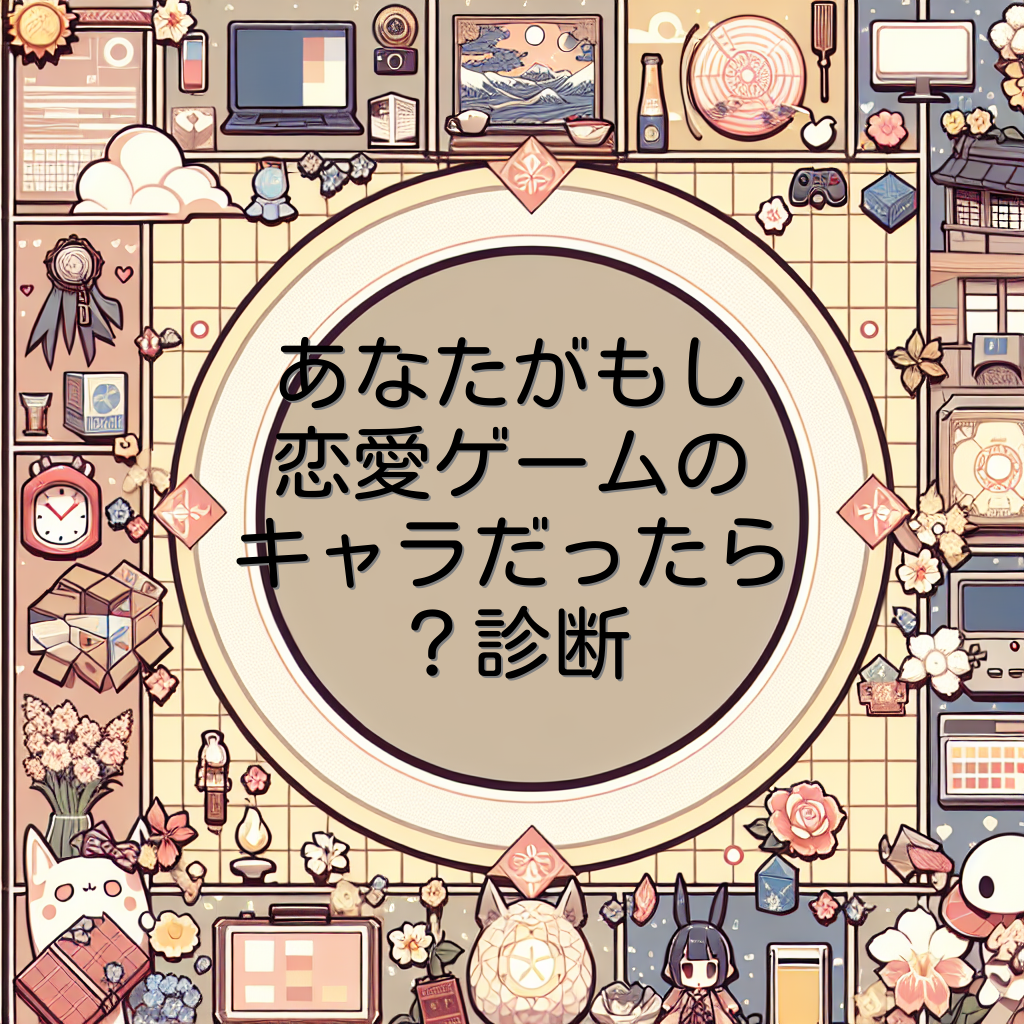 あなたがもし恋愛ゲームのキャラだったら？診断