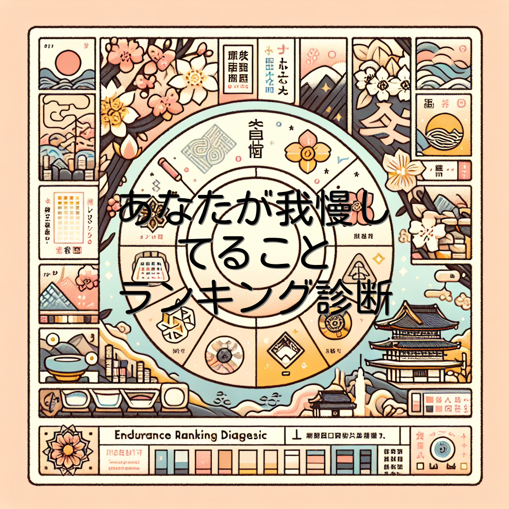 あなたが我慢してることランキング診断