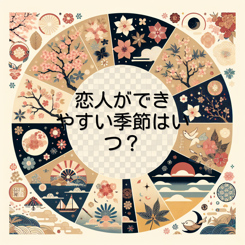 恋人ができやすい季節はいつ？