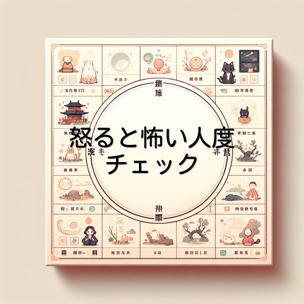 怒ると怖い人度チェック