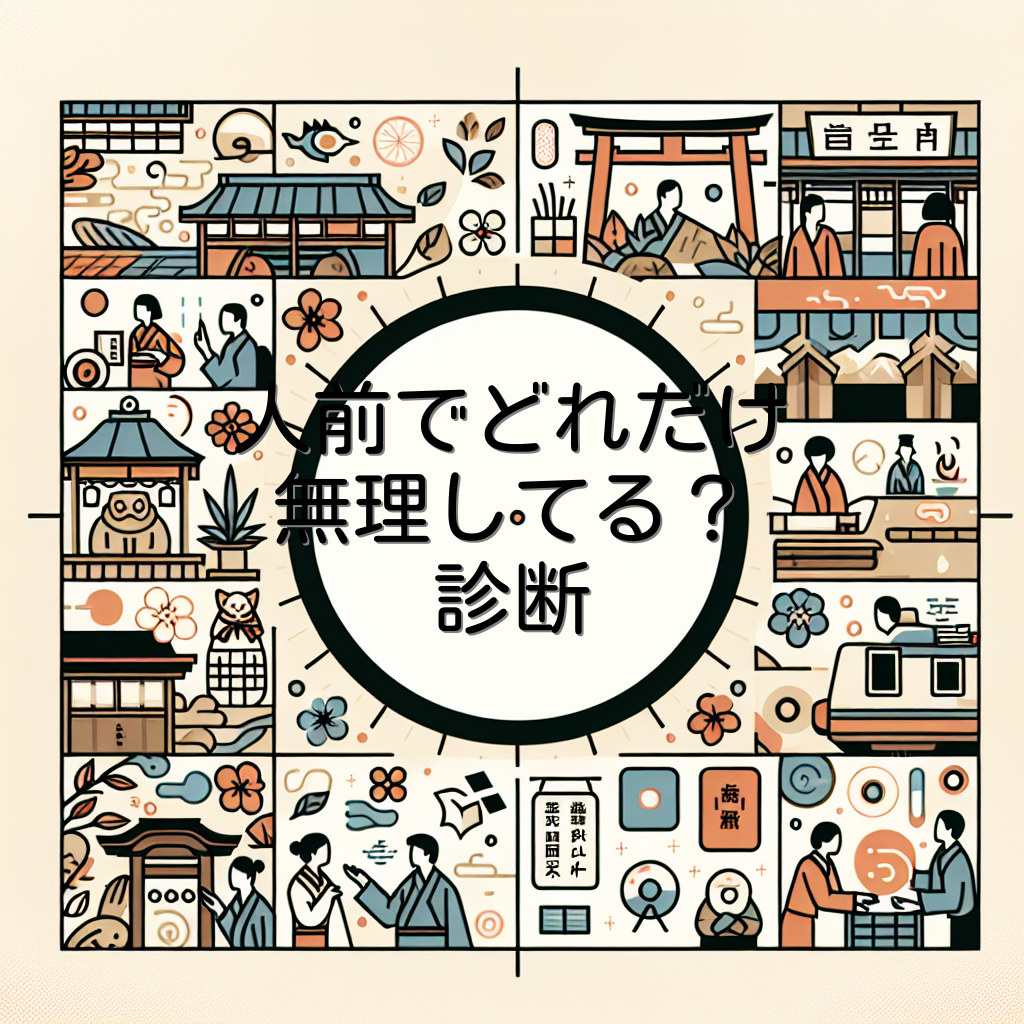 人前でどれだけ無理してる？診断
