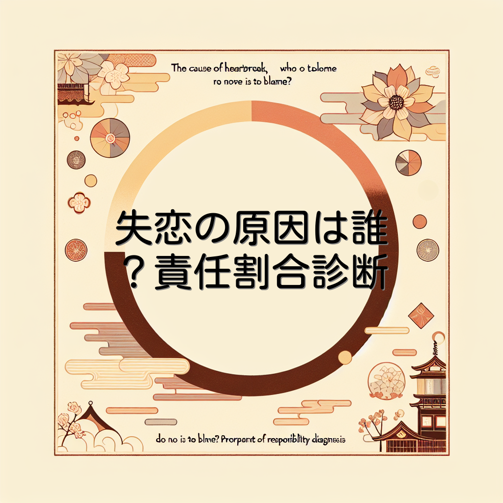 失恋の原因は誰？責任割合診断